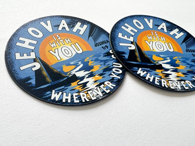 Jehovah Is With You Wherever You Go Magnets - GINGERS