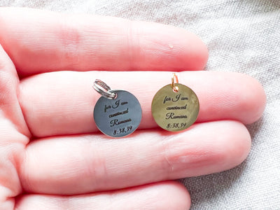 For I Am Convinced Stainless Steel or Gold Pendant - GINGERS