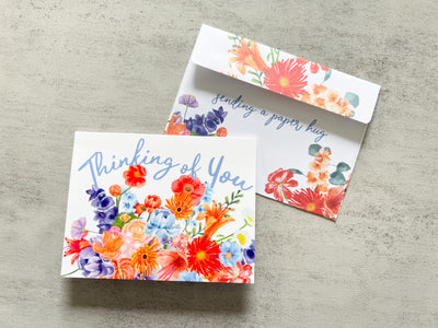 Thinking of You 4 x 6 Greeting Card - GINGERS