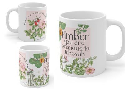 Personalized  You Are Precious to Jehovah Mug - GINGERS