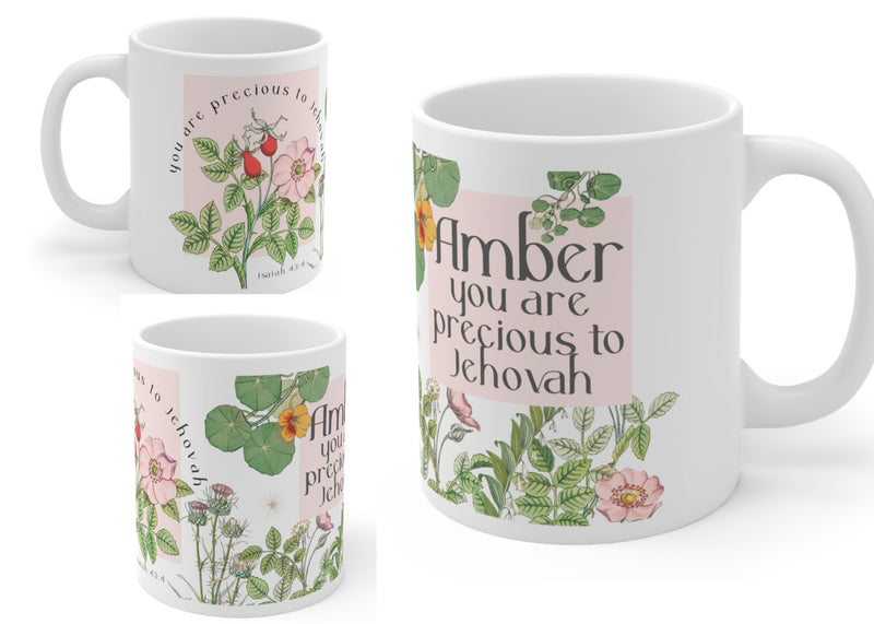 Personalized  You Are Precious to Jehovah Mug - GINGERS