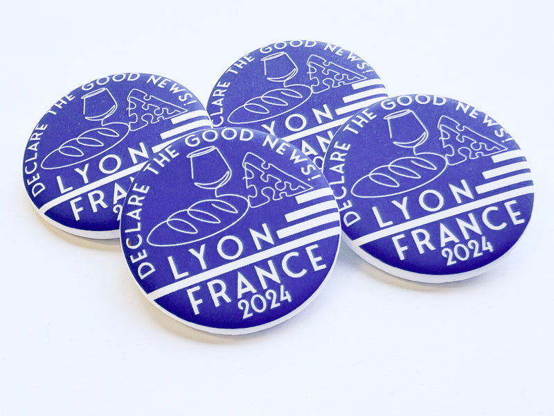 Lyon France Pins - JW Blue