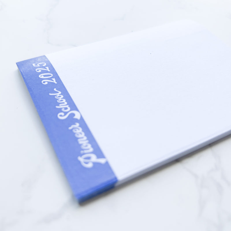 Pioneer School 2025 - Sticky Notes