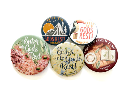 Mixed Enter Into Gods Pins - GINGERS