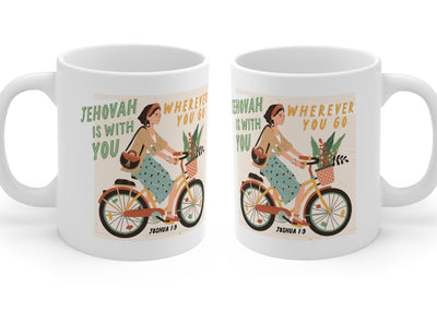 Jehovah is with you wherever you go Mug - GINGERS