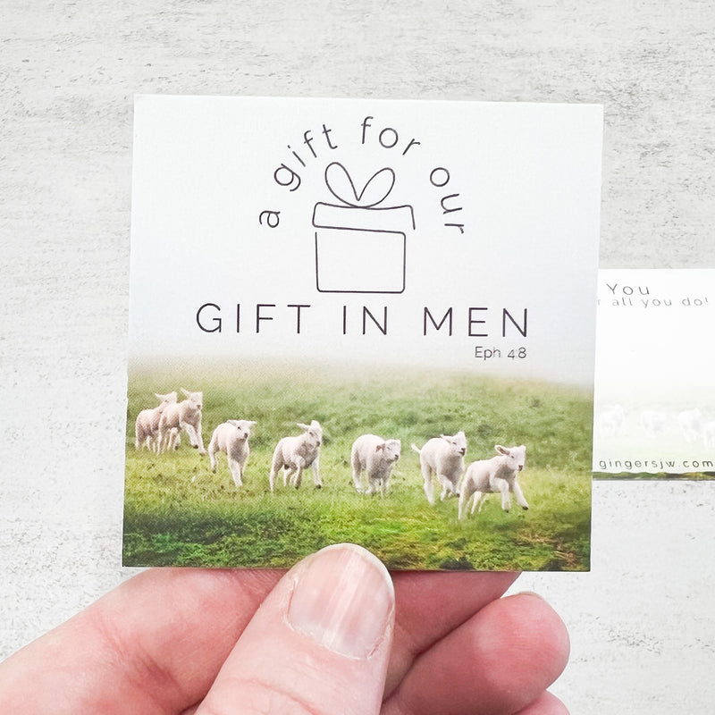 For Our Gift In Men Elder Bite Size Cards