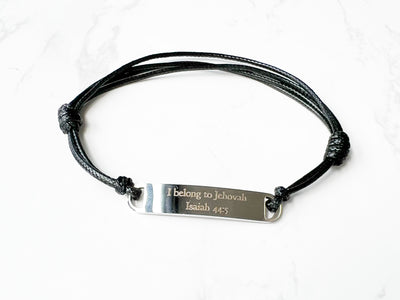 I Belong To Jehovah Stainless Bracelet