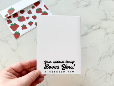 Thank You Berry Much 4 x 6 Greeting Card