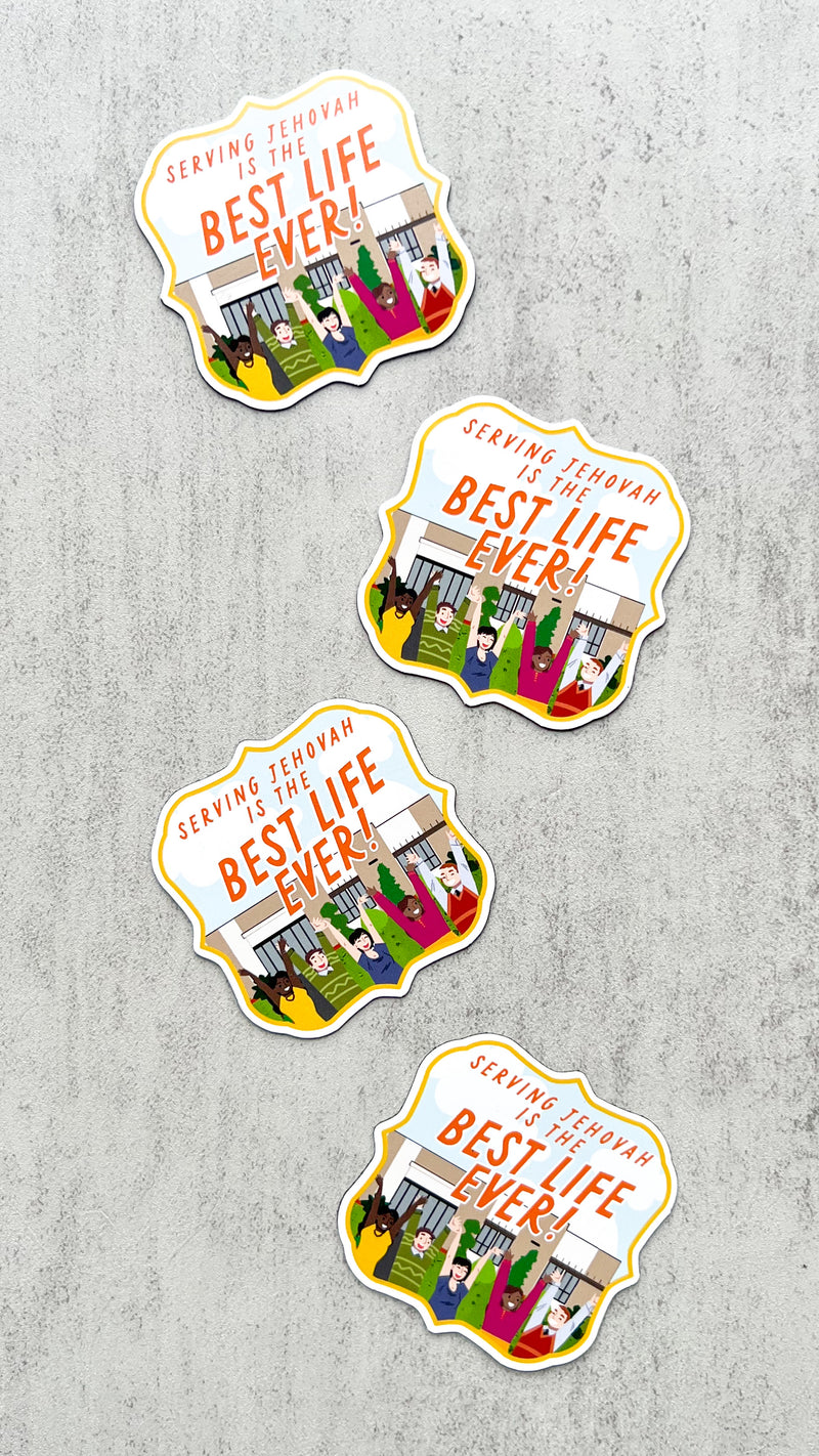 Serving Jehovah is the Best Life Ever Magnets - GINGERS