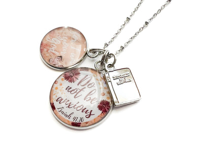 Do Not Be Anxious For I Am Your God Necklace - GINGERS