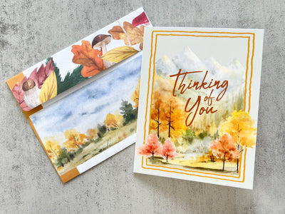 Thinking Of You Autumn Greeting Card - GINGERS