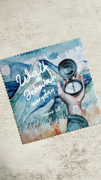 Walk With Jehovah Everyday Lens Screen Cleaning Cloth