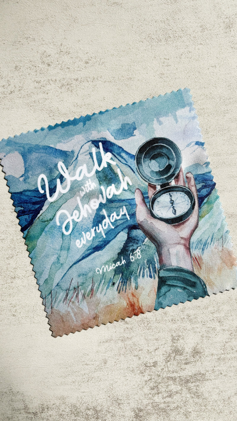 Walk With Jehovah Everyday Lens Screen Cleaning Cloth