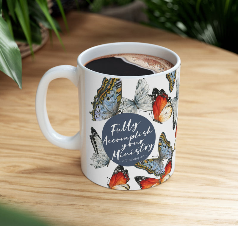 Personalized Pioneer School - Butterfly Mug - GINGERS