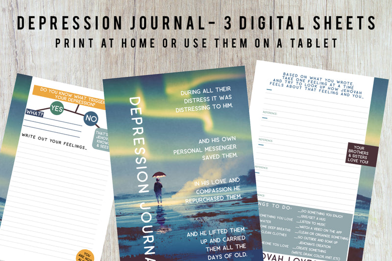 Northern Lights Depression Journal - Digital + Print At Home