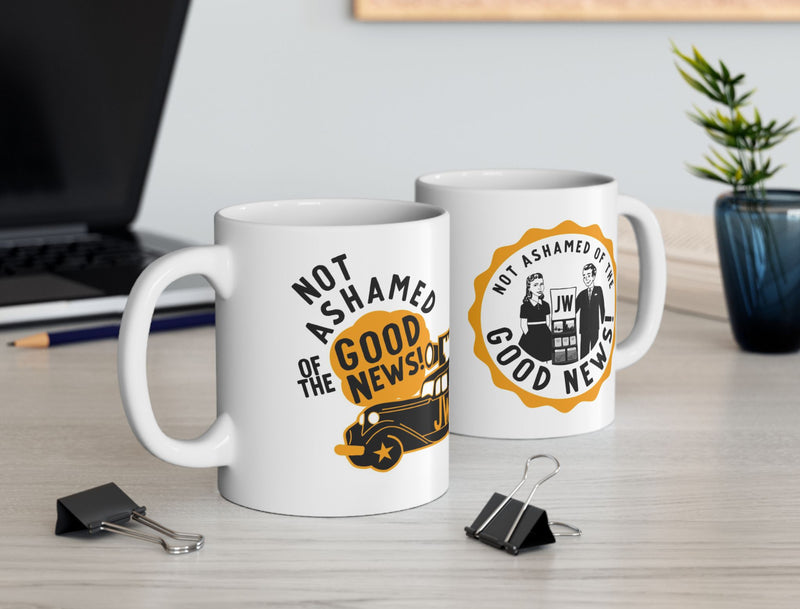 Not Ashamed of the Good News Mug - vintage