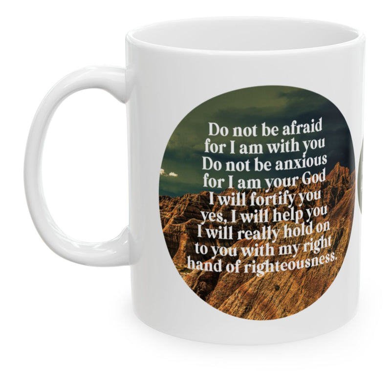 Isaiah 41:10, 13 Dark Skies Mug