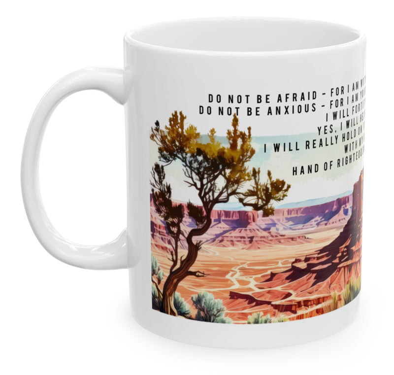 Isaiah 41:10, 13 Canyon Mug