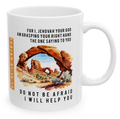 Isaiah 41:10, 13 Canyon Mug