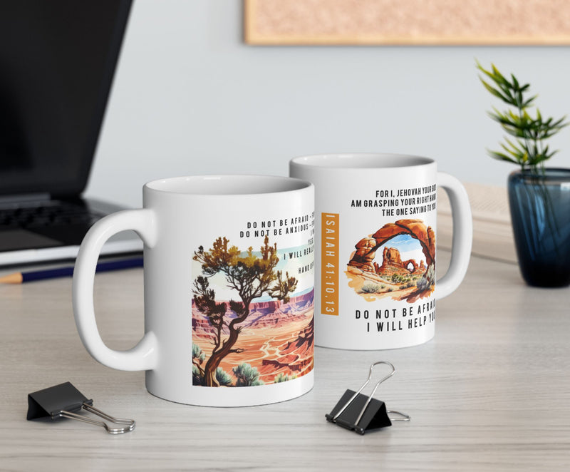 Isaiah 41:10, 13 Canyon Mug