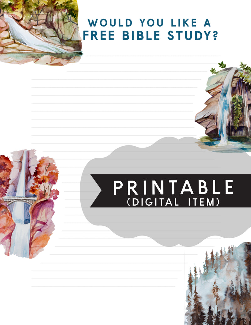 Free Bible Study Letter Writing Printable -Print At Home - Parks