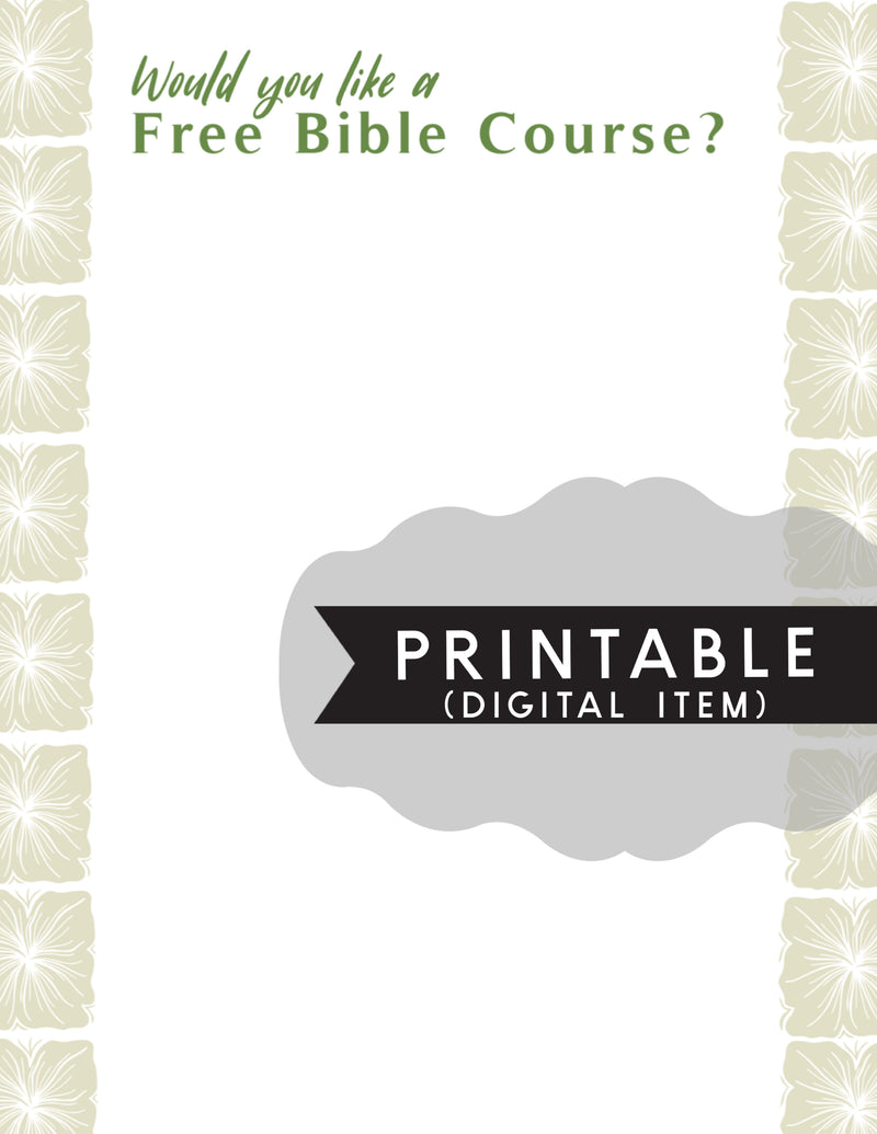 Free Bible Study Letter Writing Printable -Print At Home - Unlined Stamped