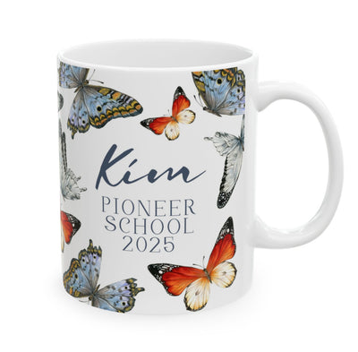 Personalized Pioneer School - Butterfly Mug