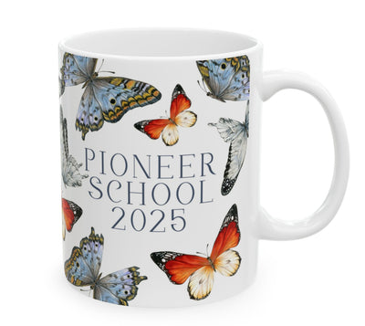 Pioneer School Butterfly Mug