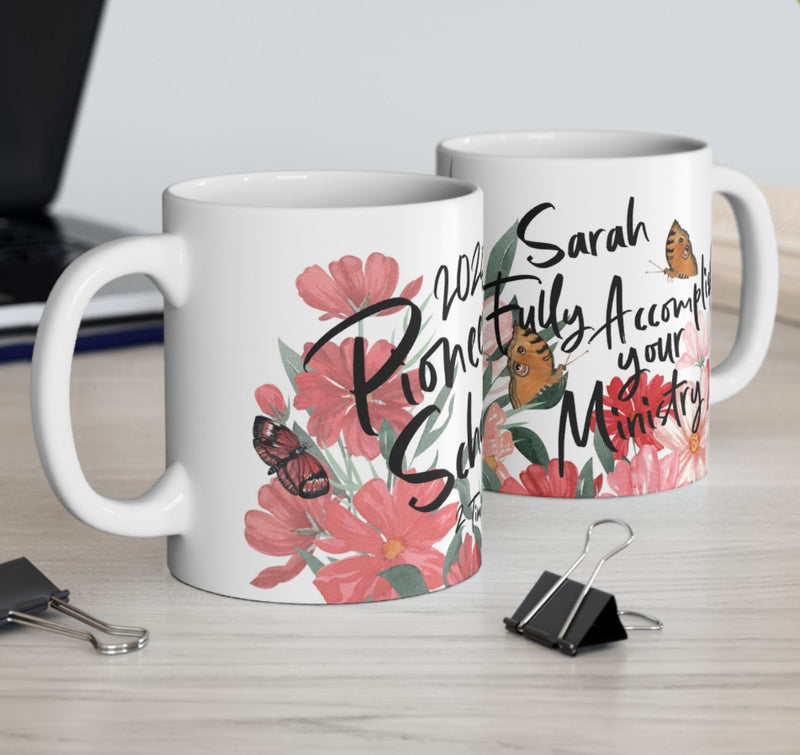 Personalized Pioneer School - Wildflower Mug