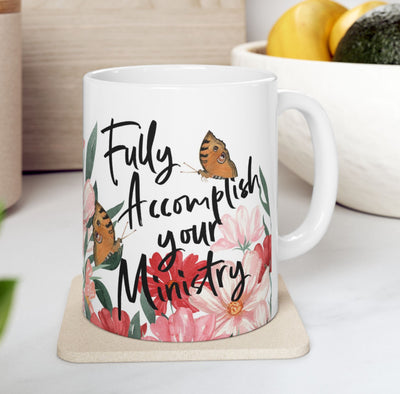 Pioneer School Floral Mug