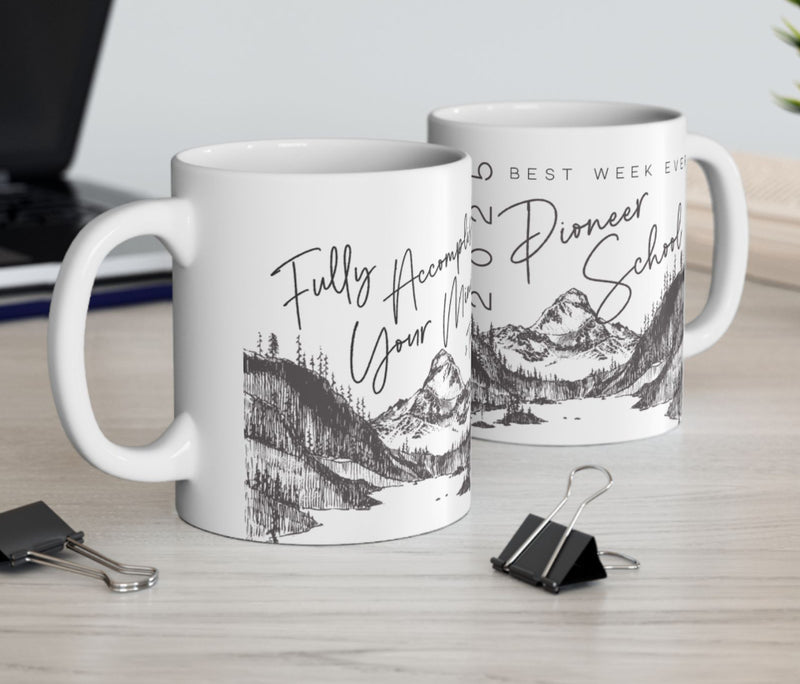 Pioneer School Mountain Mug