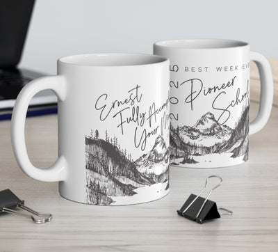 Personalized Pioneer School - Mountain Mug