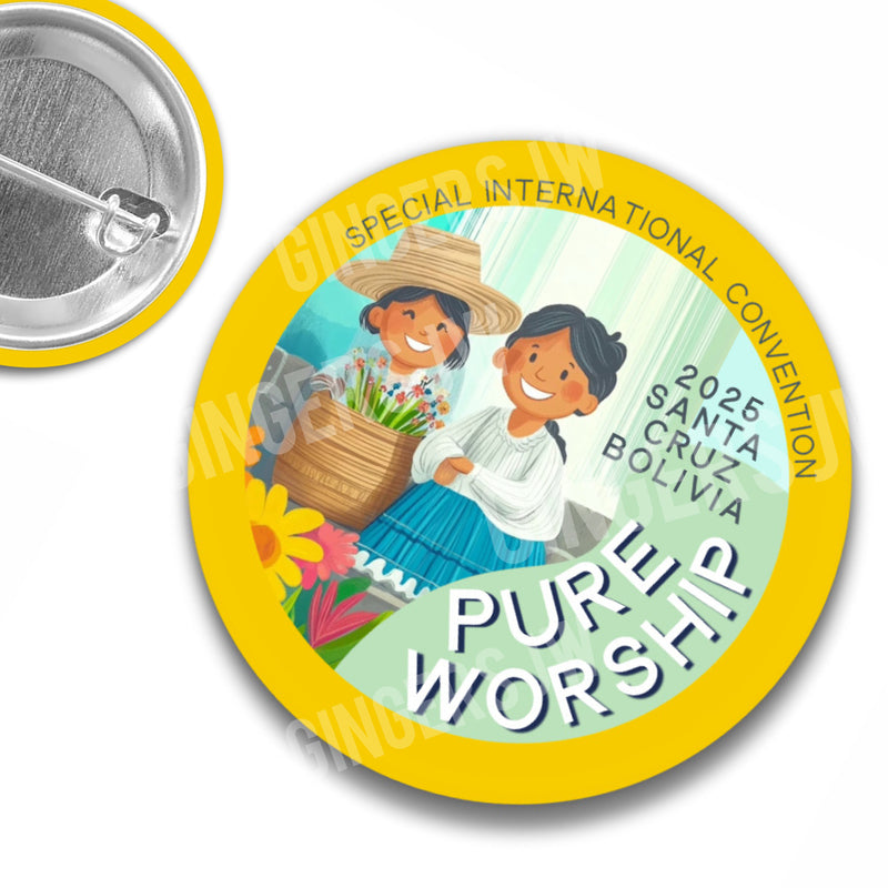 Pure Worship Pins - Bolivia Happy Friends