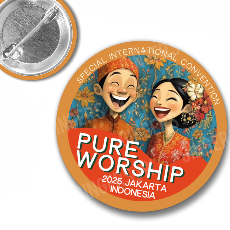 Pure Worship Pins - Indonesia Happy Friends