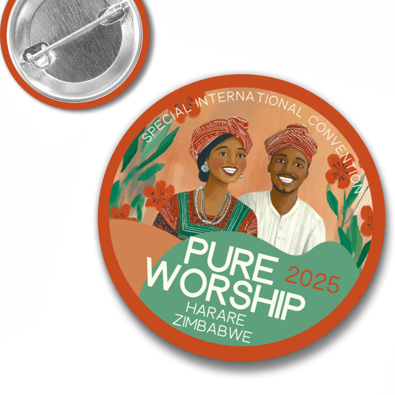 Pure Worship Pins - Zimbabwe Happy Friends