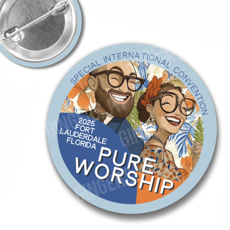 Pure Worship Pins - Fort Lauderdale Florida Happy Friends