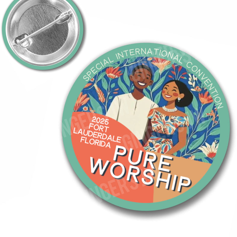 Pure Worship Pins - Fort Lauderdale Florida Happy Friends