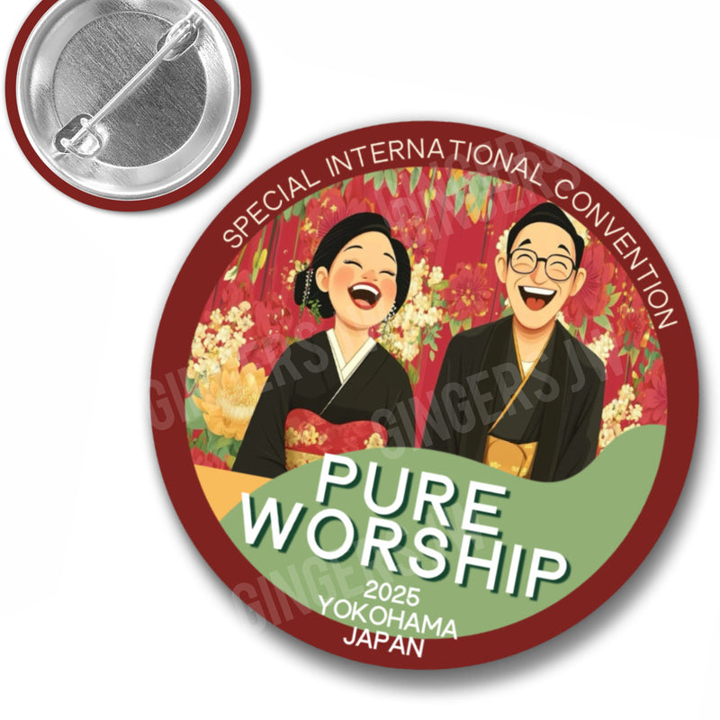 Pure Worship Pins - Japan Yokohama Happy Friends