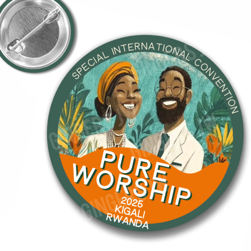 Pure Worship Pins - Rwanda Happy Friends