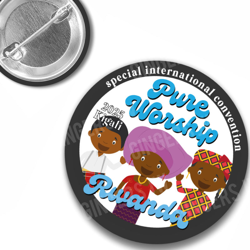 Pure Worship Pins - Rwanda Brotherhood