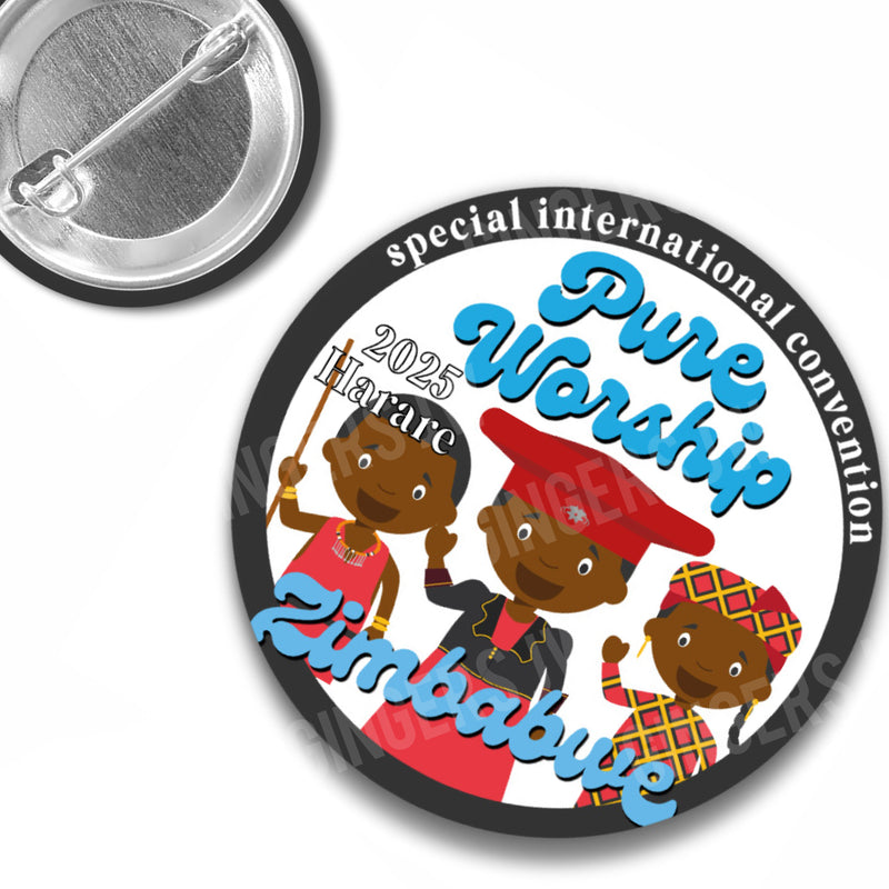 Pure Worship Pins - Zimbabwe Brotherhood