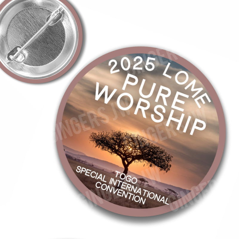 Pure Worship Pins - Lome Togo