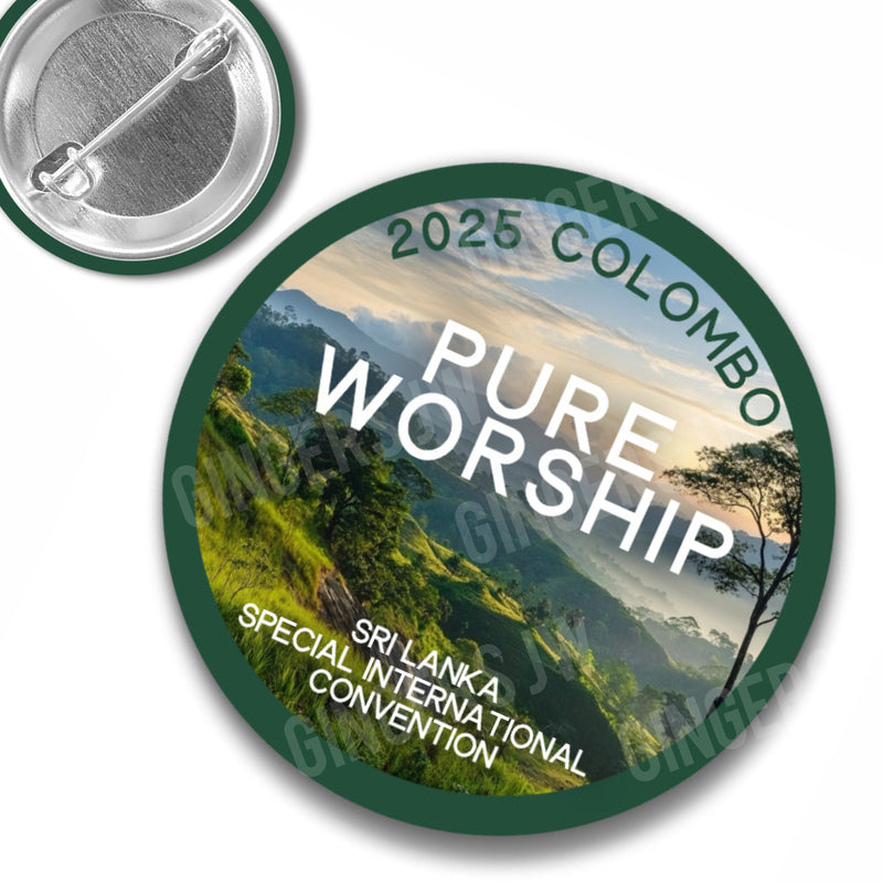 Pure Worship Pins - Sri Lanka