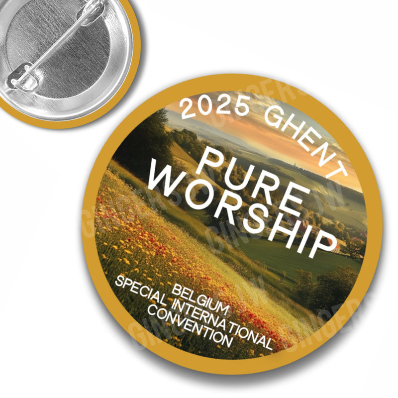 Pure Worship Pins - Belgium Brotherhood