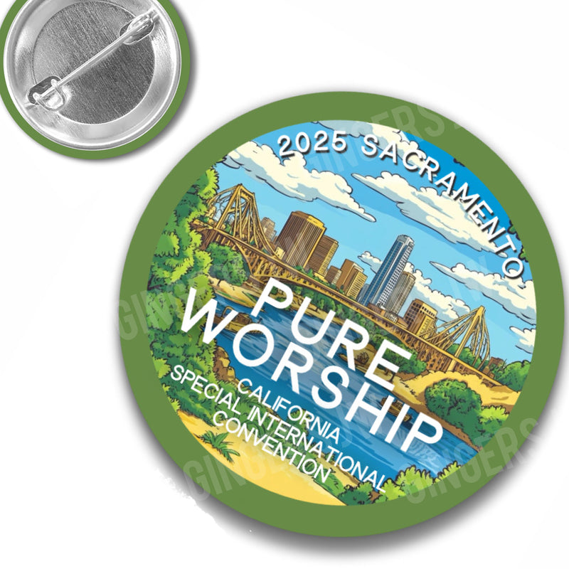 Pure Worship Pins - Sacramento California