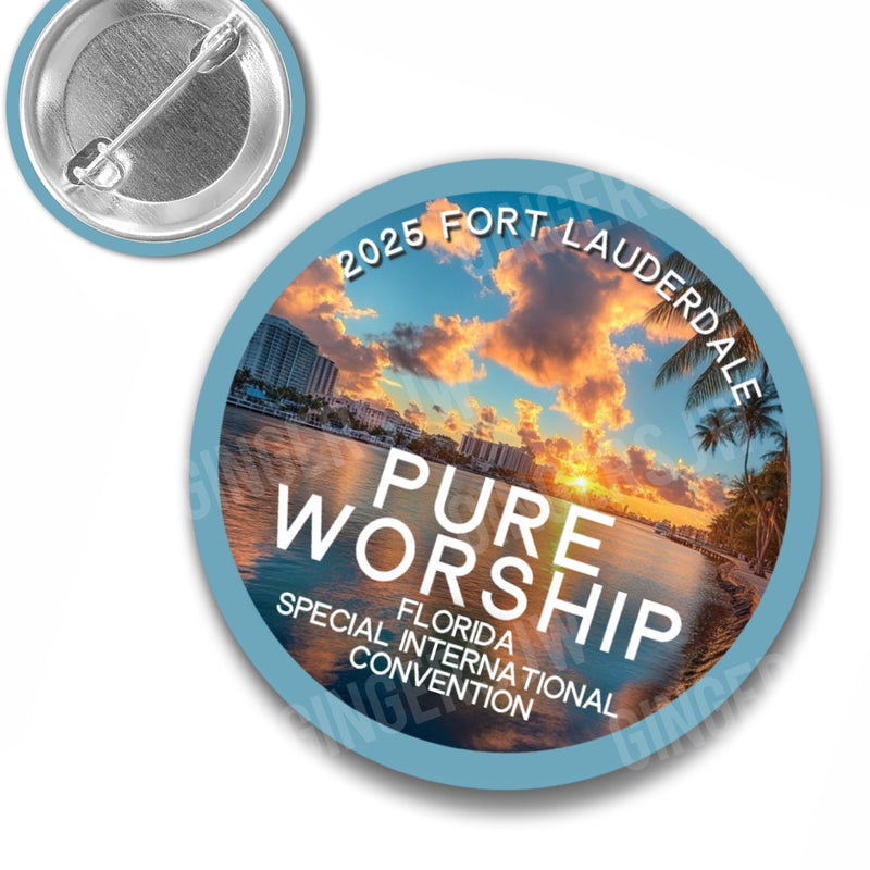 Pure Worship Pins - Fort Lauderdale Florida