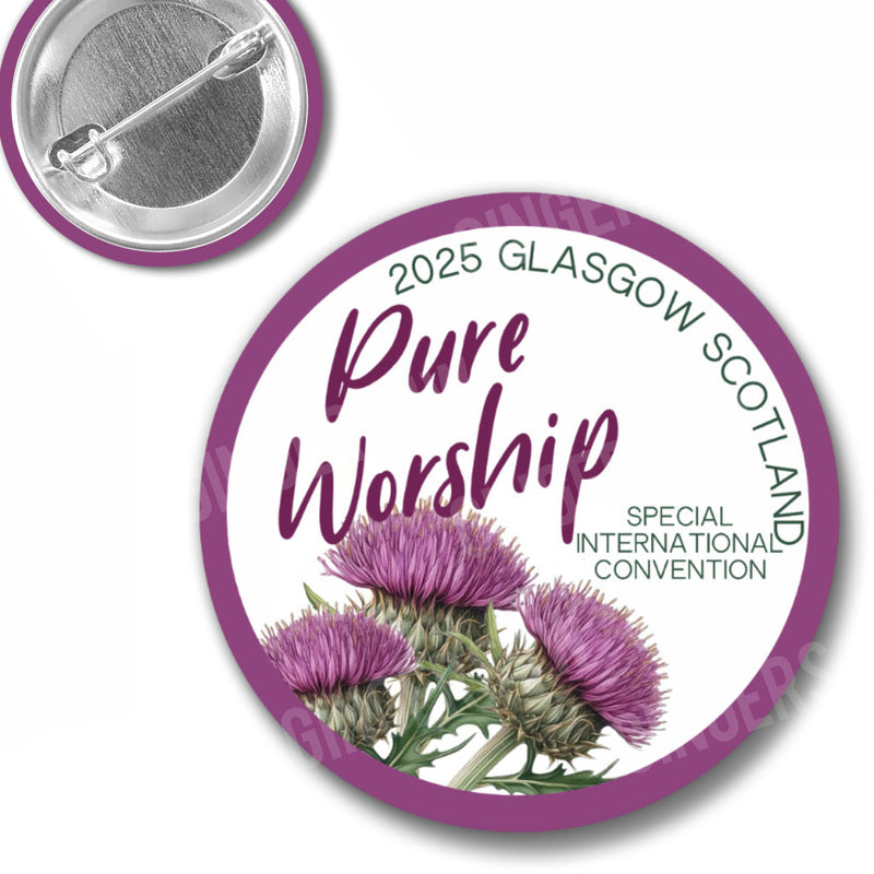 Pure Worship Pins - Scotland Thistle