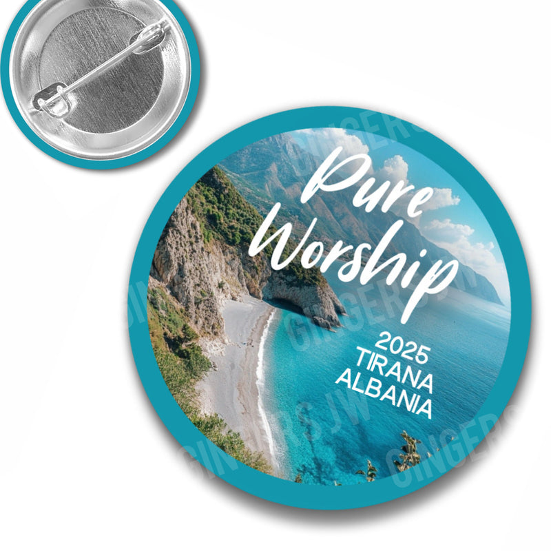 Pure Worship Pins - Albanian Coastline