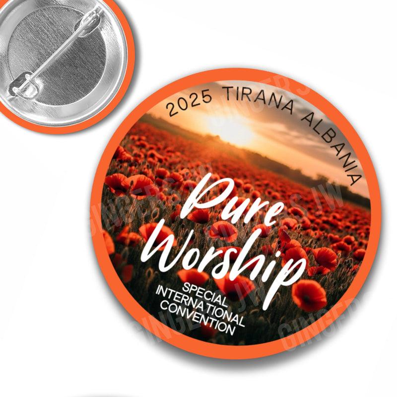 Pure Worship Pins - Albania poppies