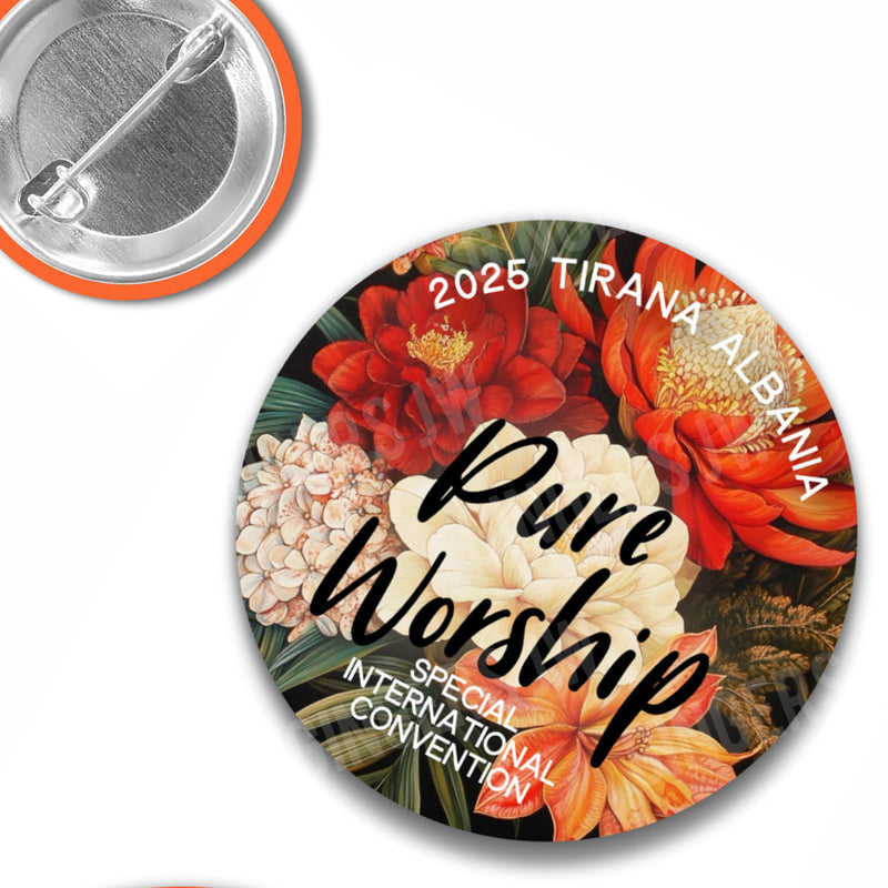 Pure Worship Pins - Indonesia Floral